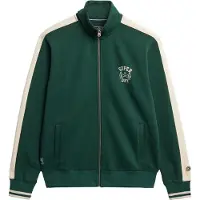 Superdry Veste de survêtement 'Athletic Club' émeraude / blanc