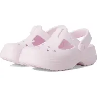 Crocs , modèle Kinder Classic Mary Jane, chaussures fermées pour enfant, unie, couleur rose "Milk", taille 19/20 (Europe)