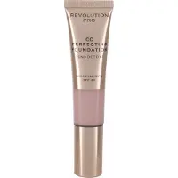 Makeup Revolution PRO CC Fond de Teint Perfecteur SPF 30 - Maquillage multifonctionnel pour peaux sèches et mixtes 26 ml F0.5