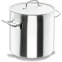 Lacor Marmite traiteur inox 24cm + couvercle - - 50124 -