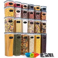 YASHE Lot de 24 boîtes de conservation hermétiques, 27,78 L