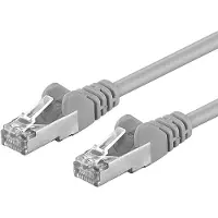 PremiumCord Patch Cable S-FTP Cat6a 15m Grey, 15 m, Cat6a, SF/UTP (S-FTP), RJ-45, RJ-45, Grey