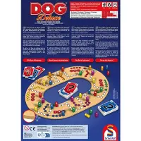 Schmidt Spiele DOG Deluxe, jeu de société, présenté dans une boîte métallique