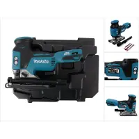 Makita DJV 181 ZE Scie sauteuse pendulaire 18V Brushless + Insert pour Makpac - sans batterie, sans chargeur