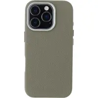 Accezz Coque arrière Mesh avec MagSafe pour Apple iPhone 16 Pro - Gris foncé