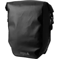 Agu Sacoche de vélo Shelter Clean, modèle individuel, grande taille, noire, système Click'nGo
