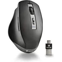 NGS Blur-rb 3200 Dpi Souris sans fil noire noire One Size