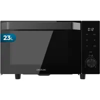 Cecotec Micro-ondes sans plateau Proclean 6040, modèle plat avec porte abattante. 800W, 23L, 10 niveaux de puissance, 8 programmes
