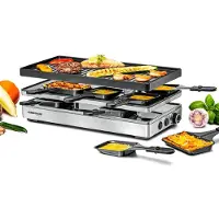 Rommelsbacher RCP 1800, Aluminium, Acier inoxydable, Rectangulaire, Aluminium, 415 x 215 mm, Touches, Bouton rotatif