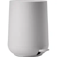 Zone Denmark Seau à pédale Nova, Poubelle à pédale, Poubelle, Seau de toilette, Poubelle de bain, ABS, Soft Grey, 3 L, 331979