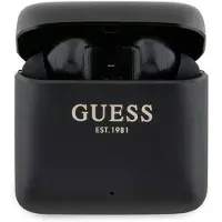 GUESS écouteurs sans fil bluetooth TWS + station d'accueil GUTWSSU20ALEGK (Logo imprimé) noir