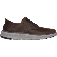 SKECHERS Slip-Ins: Orell - Yates Veterschoenen Laag - donkerbruin - Maat 44