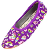Beck Ballerines 'Candy' jaune / jaune clair / violet / rose