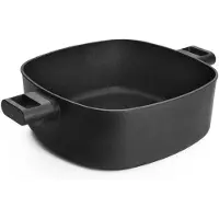 Norbert Woll Casserole, carrée, 28 x 28 cm, 4,5 L, aluminium recyclé, revêtement antiadhésif QXR, compatible induction - | EcoLogic QXR