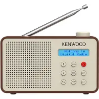 Kenwood CR-M25DAB-T Radio portable DAB+ avec fonction d'alerte ASA mocca