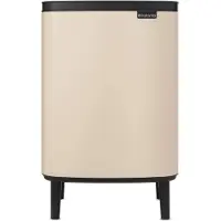 Brabantia - Poubelle Bo Hi de 12 litres, couleur beige clair