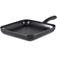GreenChef Poêle à griller Diamond 28 cm noir