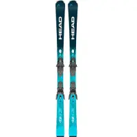 Head - Packs (skis + fix) - Skis de piste - Wc Rebels E.XSR + PR 11 GW 2027 en Bois - Taille 156 cm - Bleu