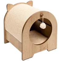 Catit Grattoir Et Niche Pour Chat Vesper Minou