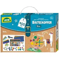 Lena Mallette créative pour petits bricolages, bleu 400 pcs