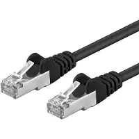 PremiumCord Patch Cable S-FTP Cat6a 10m noir, 10 m, Cat6a, SF/UTP (S-FTP), RJ-45, RJ-45, Noir