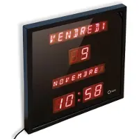 Orium - Horloge numérique avec affichage de la date