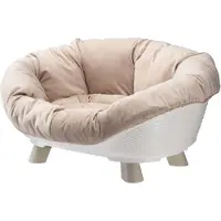 Ferplast Panier - - CANAPÉ TRÔNE 4 - Avec coussin - Blanc