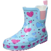 Beck Bottes en caoutchouc 'Sweethearts' bleu clair / pétrole / pitaya / rose foncé