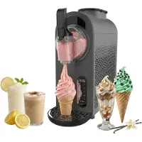 Cecotec Machine à glaces et à granités Twist&Ice Cream B, capacité 1,5L, contrôle tactile, 9 modes automatiques