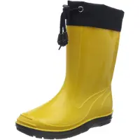Beck Bottes en caoutchouc bleu marine / jaune
