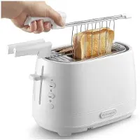De'Longhi Grille-pain 2 tranches DeLonghi CTLAP2203.W Blanc 550 W