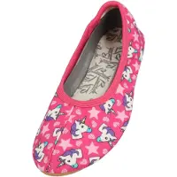 Beck Ballerines bleu clair / violet / rose / blanc