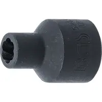 Bgs Douille profilée spiralée / Extracteur de vis Entraînement Carré intérieur 12,5 mm (1/2") SW 8 mm - 5269-8