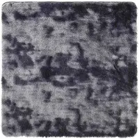 vidaXL Tapis Shaggy à poils longs NAVARRA gris foncé 200x200 cm