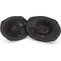JBL Stage3 9637 Kit d'enceintes 3 voies pour voiture de Harman Kardon - 375 watts d'enceintes pour voiture - boîtier ovale grand 152 mm x 230 mm (6 x 9), noir