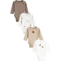 Cool Club Barboteuse / body beige / gris / blanc