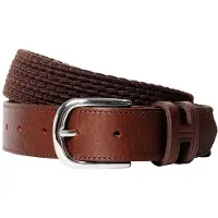 Hackett London pour homme. HM413225 Ceinture Parachute marron (S), Casuel, Classique, Polyester