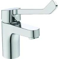 Ideal standard Cerabase - Robinet de lavabo avec levier médical, avec vidage, chrome BD061AA