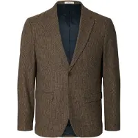Selected Veste de costume 'SLHREED' marron / noir