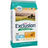 Exclusion 2 x 12 kg de poisson adulte medium Exclusion Mediterraneo nourriture pour chien sec
