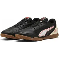 Puma Chaussure de football Truco IV pour hommes, couleur : noir et rouge, taille : 44 EU