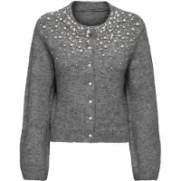ONLY Cardigan 'ONLMIGGIE' gris chiné