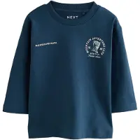Next T-Shirt bleu marine / blanc