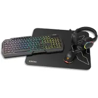 Krom KENTA PC Combo Gaming 4-en-1 RGB Noir