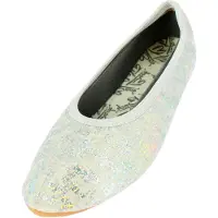Beck Pantoufle 'Glamour' champagne / gris argenté / blanc cassé