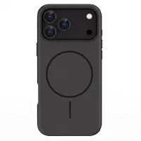 IMoshion Coque arrière Color avec Thin MagSafe Ring pour Apple iPhone 18 Pro / 17 Pro - Noir