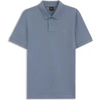 BOSS Polo Slim en coton stretch à patch logo