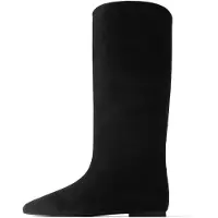 L37 HANDMADE SHOES Boots 'LEAVES ON THE GROUND' noir