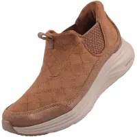 SKECHERS Damen Contour Foam Boot-Cozy Dash Slipper Braun 168173-CSNT