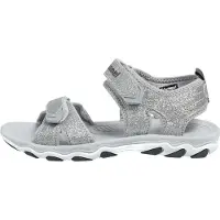 Hummel Sandales gris / noir / argent